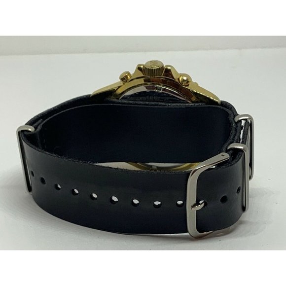 Michael Kors MK5874 Womens Black Leather Analog Ch main image 6